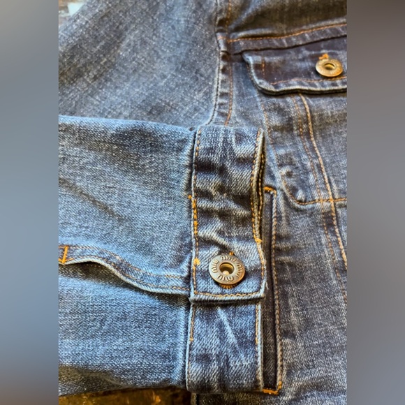 Miu Miu Cropped Stretch Denim Jacket - Size 36 - Picture 9 of 17
